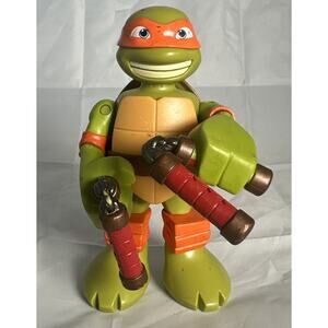 Teenage Mutant Ninja Turtles 6" Talking Raphael Figure 2015 Viacom Working